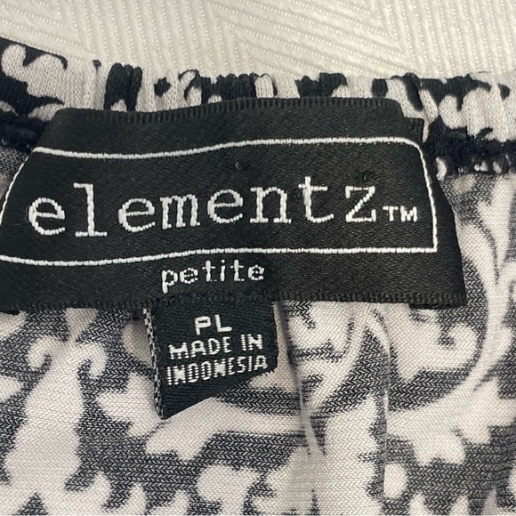 Elementz Monochrome Patterned Mini Dress Women’s Size PL - Petite Large - Picture 3 of 11